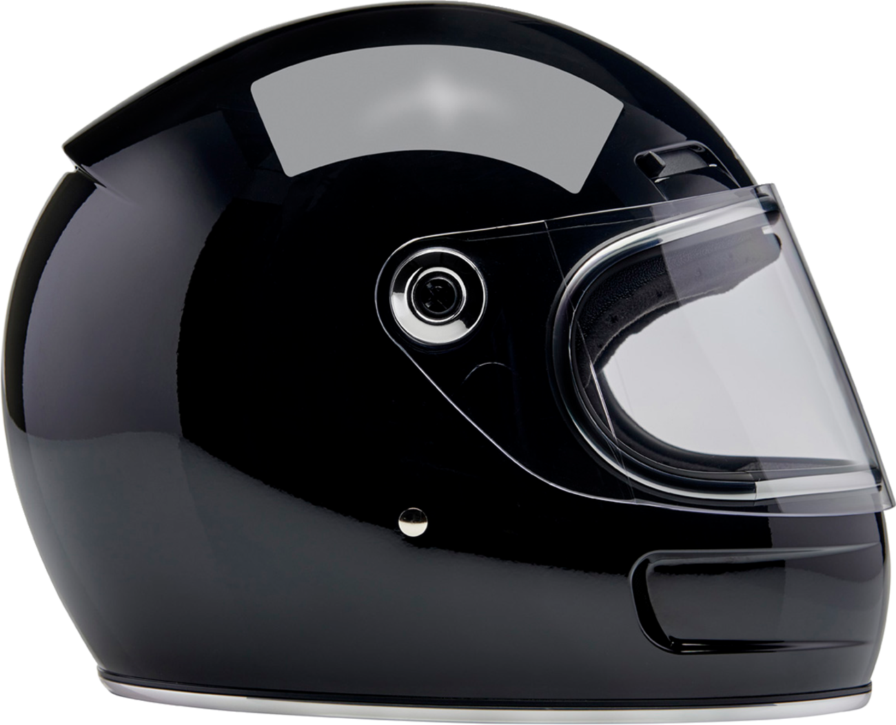 Biltwell Gringo SV Helmet - Gloss Black (Large)