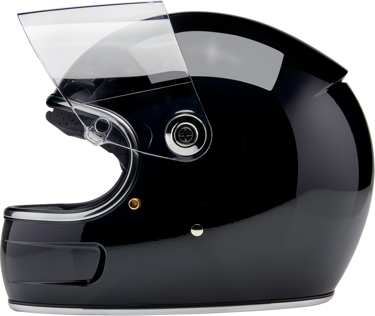 Biltwell Gringo SV Helmet - Gloss Black (Large)
