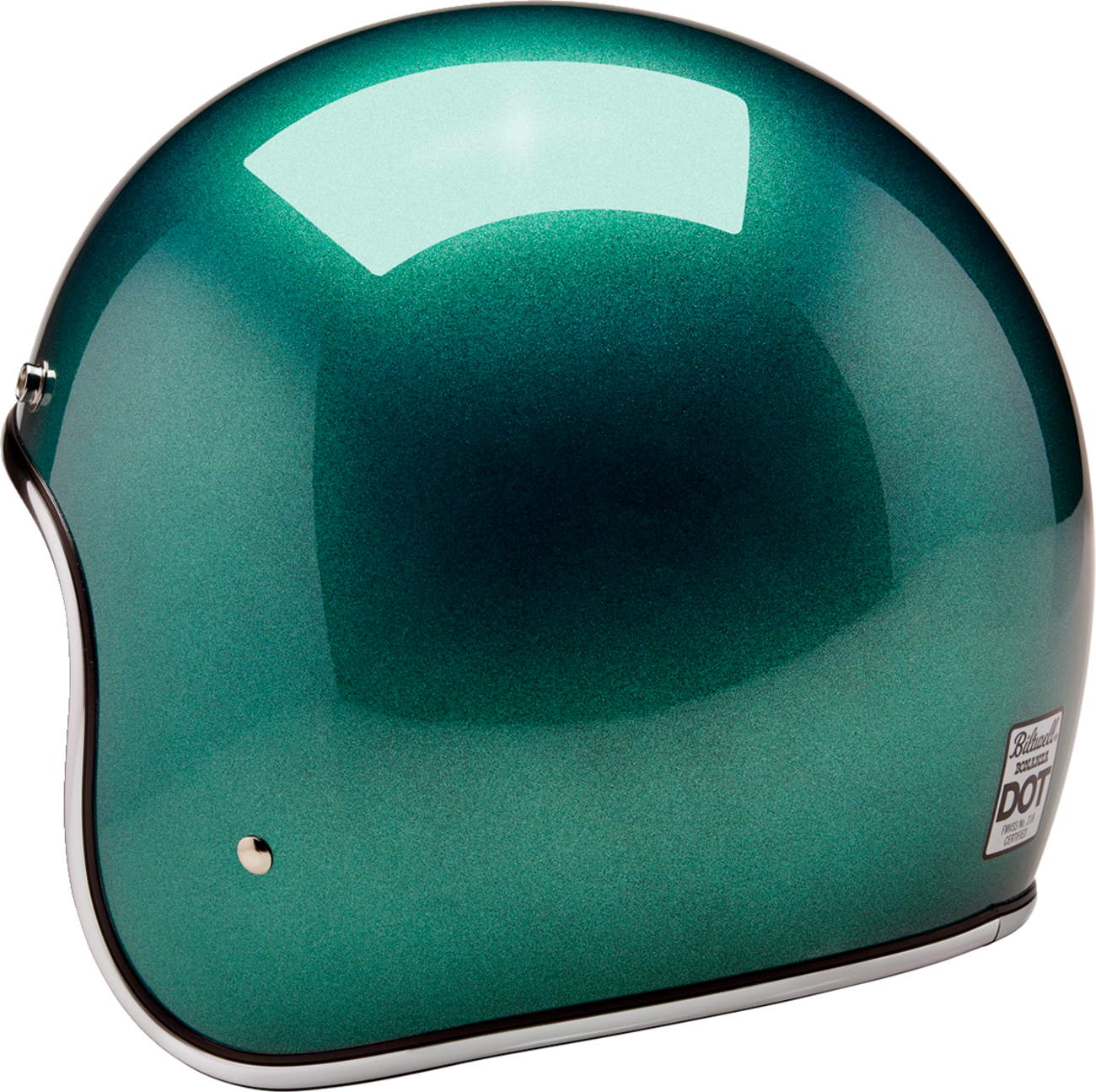 Biltwell Bonanza Helmet - Metallic Catalina Green (Medium)