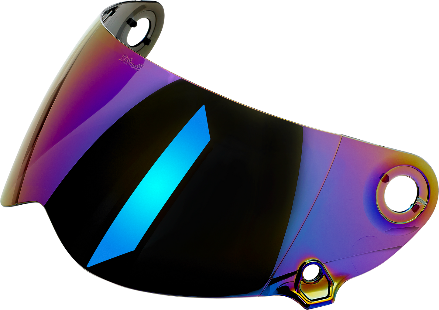 Biltwell Lane Splitter Gen 2 Shield (Rainbow Mirror)