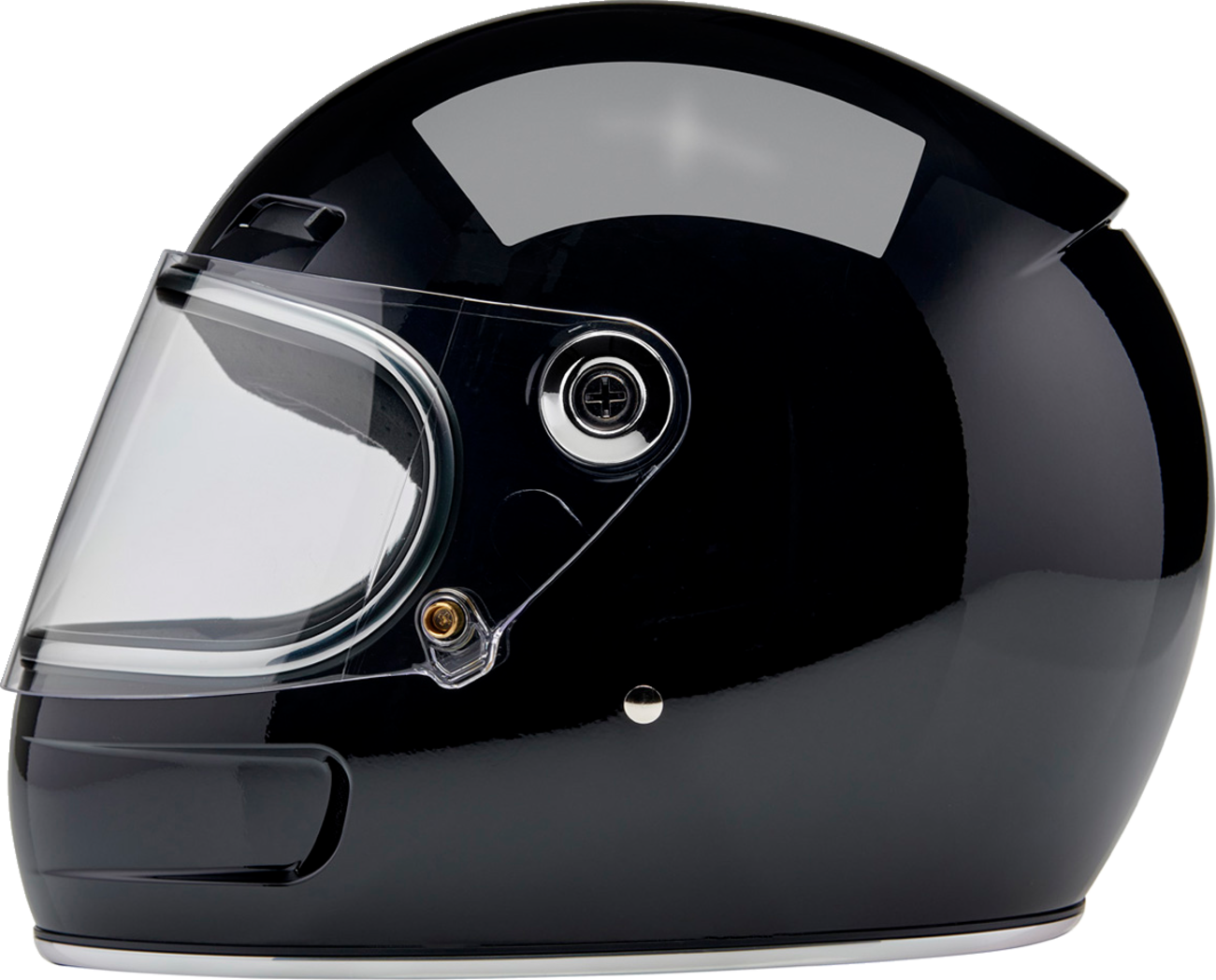Biltwell Gringo SV Helmet - Gloss Black (Large)