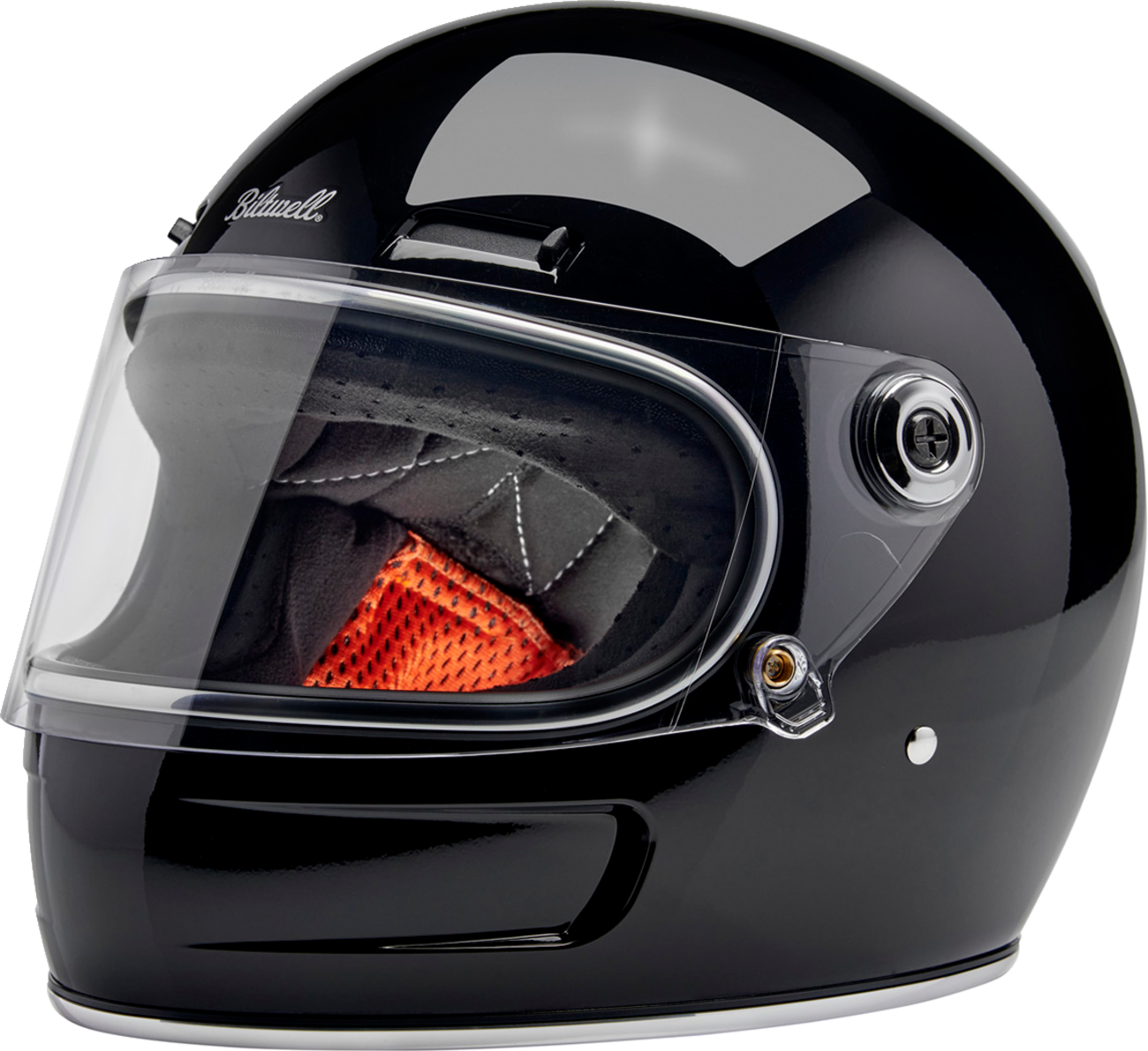 Biltwell Gringo SV Helmet - Gloss Black (Large)