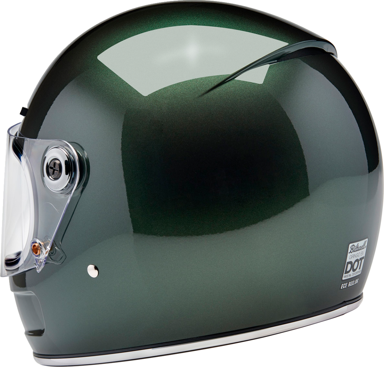 Biltwell Gringo SV Helmet - Metallic Sierra Green (XL)
