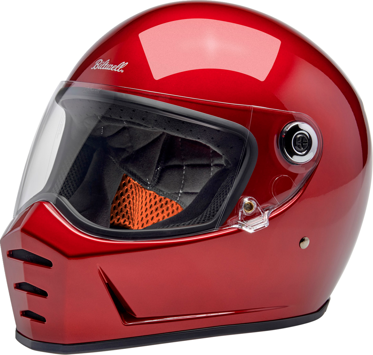 Biltwell Lane Splitter Helmet - Metallic Cherry Red (XL)