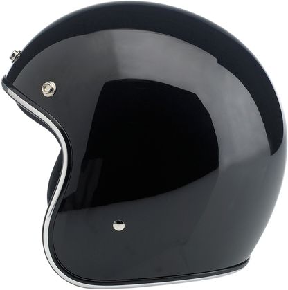 Biltwell Bonanza Helmet - Gloss Black - (Large)