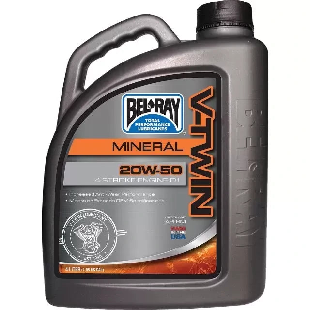 Bel-Ray V-Twin Mineral Engine Oil (20w50)