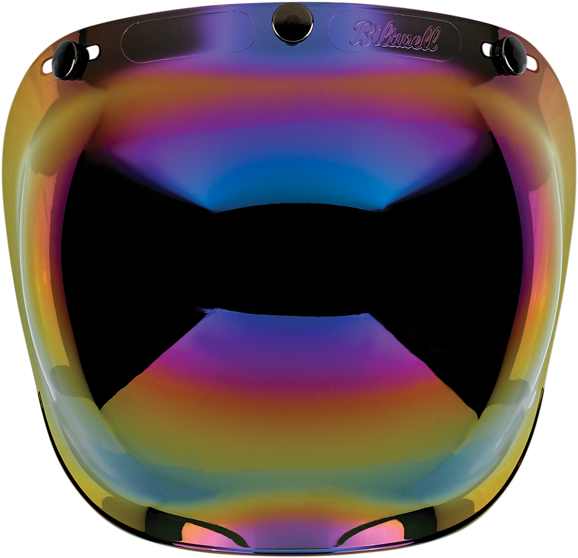 Biltwell Bubble Shield (Rainbow Mirror)