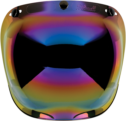 Biltwell Bubble Shield (Rainbow Mirror)