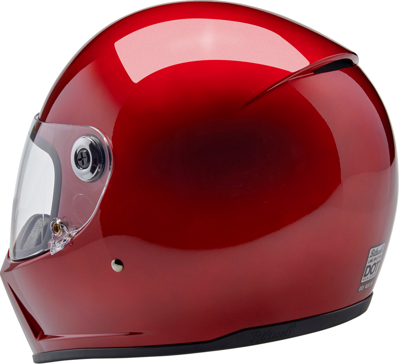 Biltwell Lane Splitter Helmet - Metallic Cherry Red (XL)