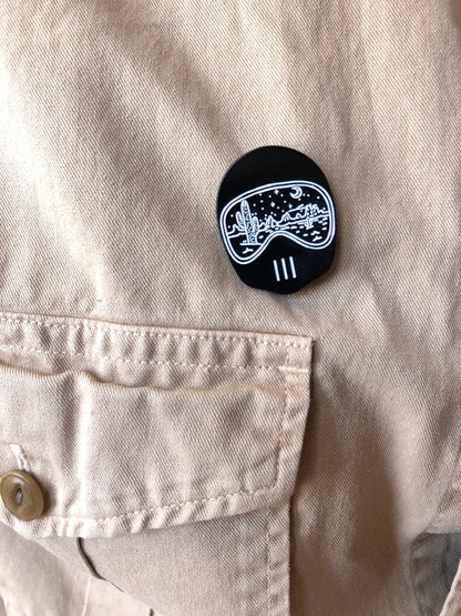 Desert Highway Reflection Pin