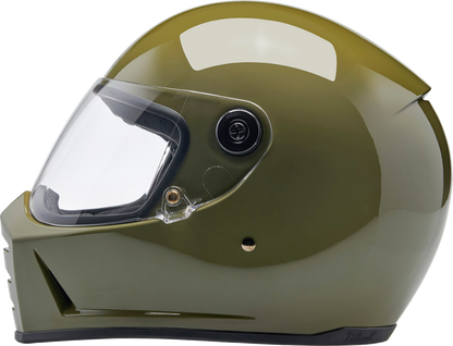 Biltwell Lane Splitter Helmet - Gloss Olive Green (Medium)