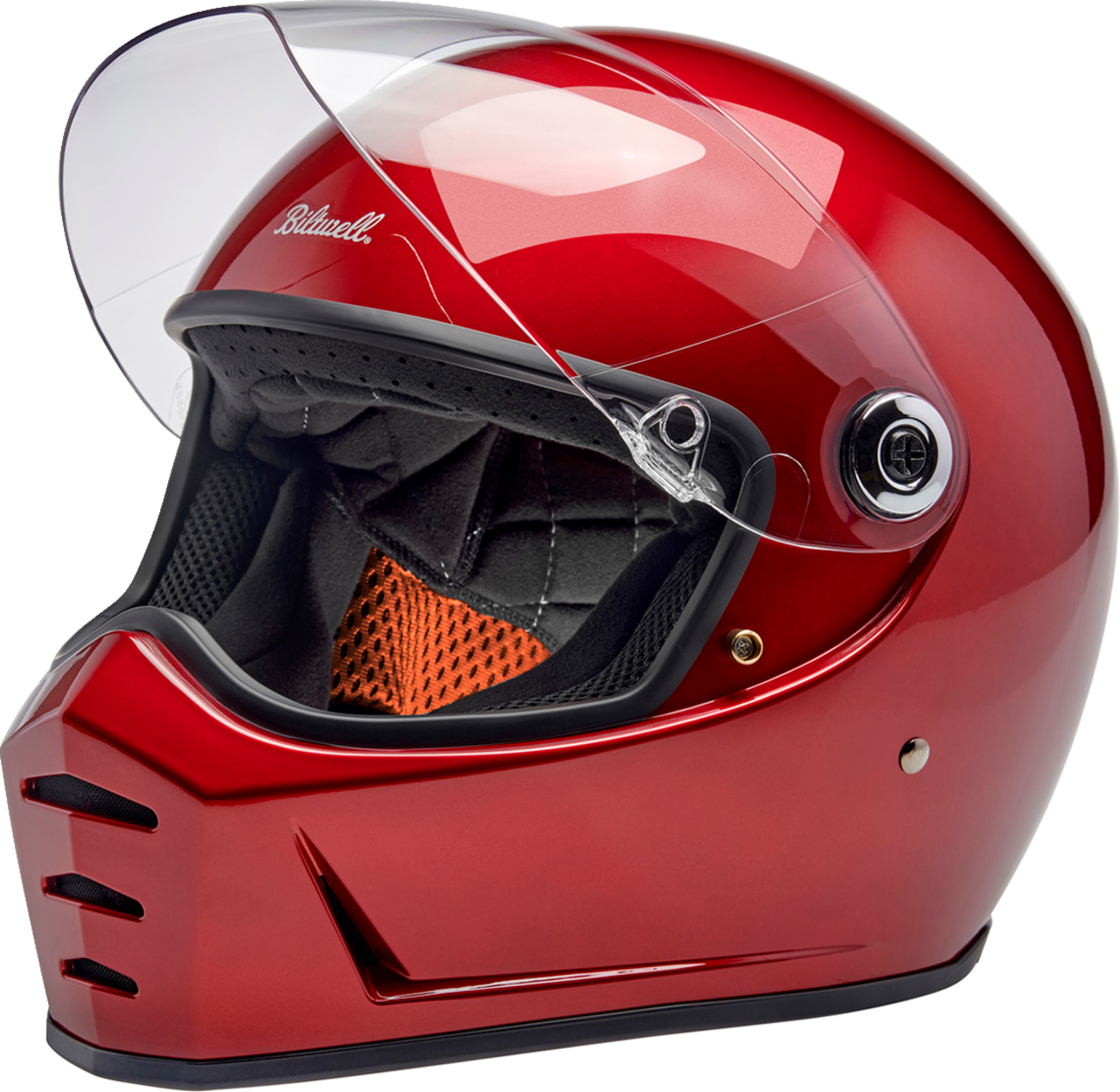 Biltwell Lane Splitter Helmet - Metallic Cherry Red (XL)