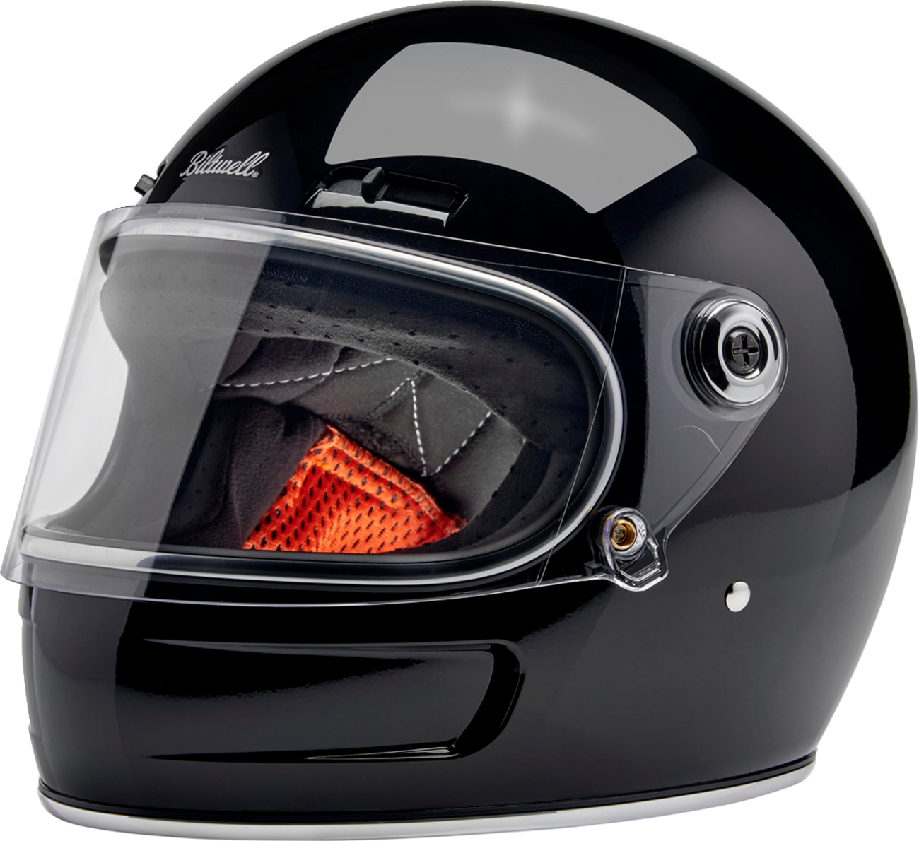 Biltwell Gringo SV Helmet - Gloss Black (Large)