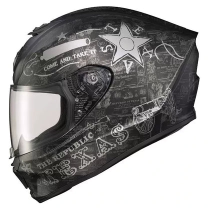 helmet speakers for scorpion exo-r420 seismic helmet Scorpion EXO-R420 Lone Star Helmet – GearMoto
