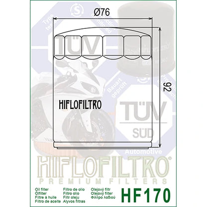 HiFloFiltro HF170 Oil Filter