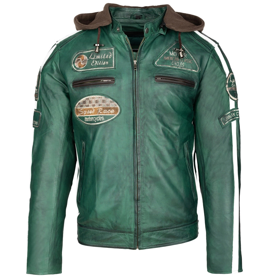 エディション EDITION ジャケット URBAN 5884 Fifty-Eight Men's Leather Jacket – GearMoto