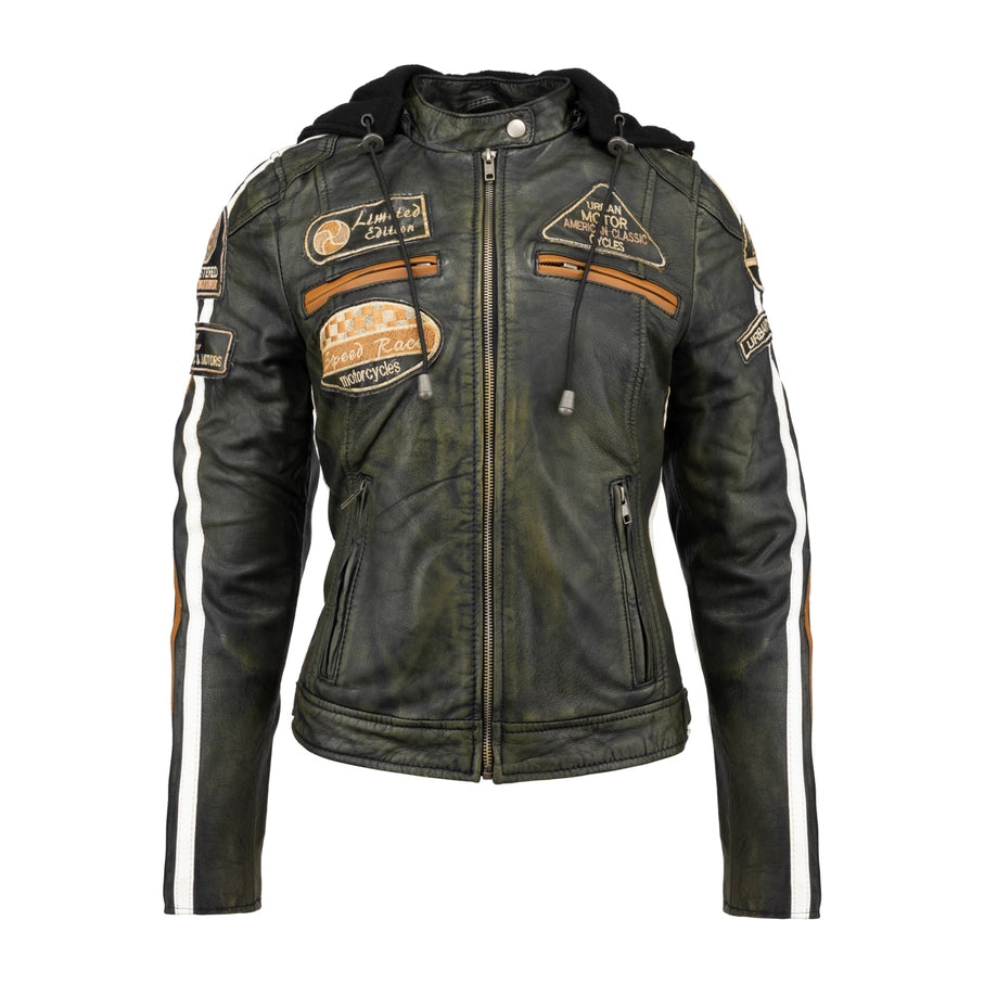 URBAN 5884 Fifty-Eight Women's Leather Jacket – GearMoto URBAN 5884 Fifty-Eight Women's Leather Jacket – GearMoto