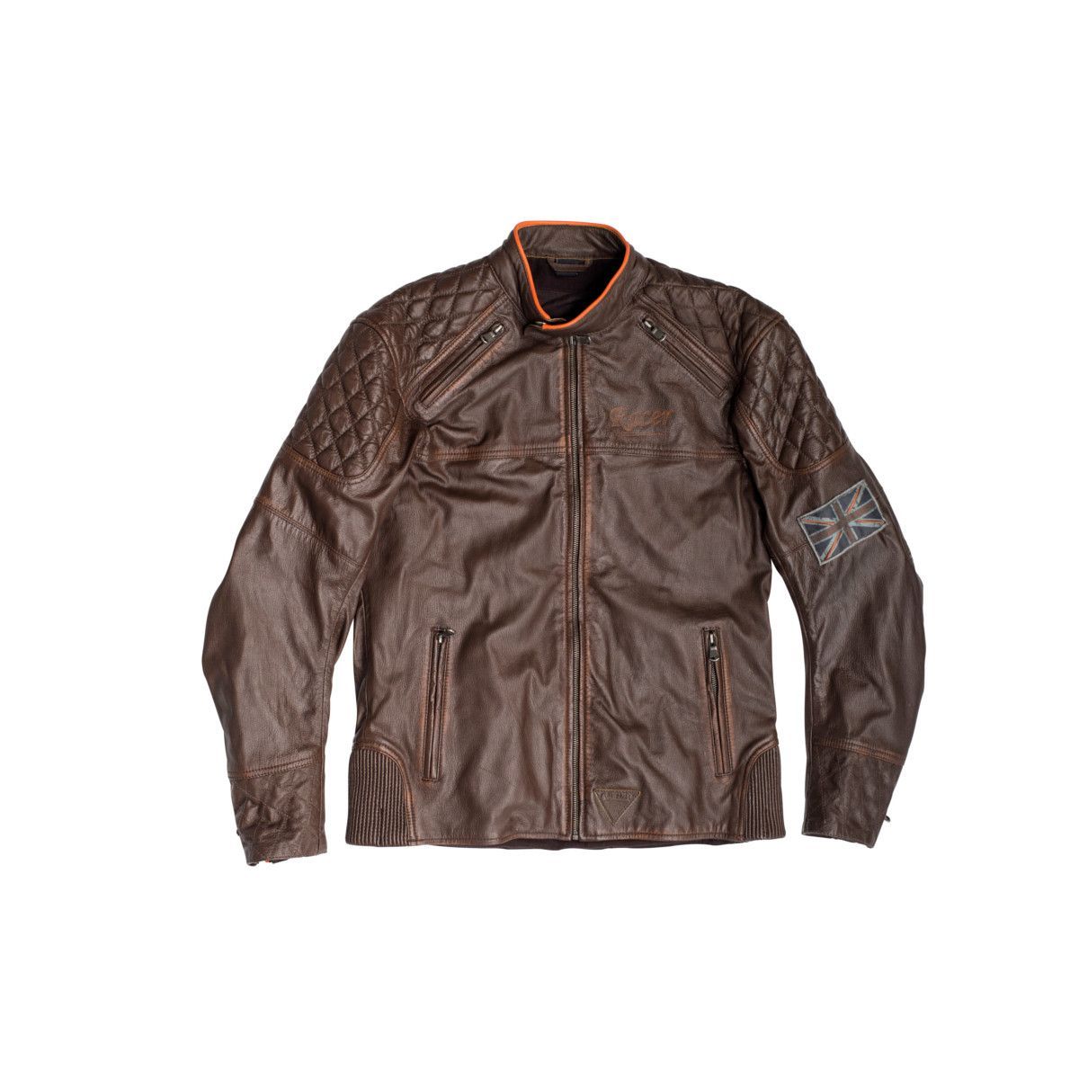 Racer Scrambler Men's Leather Jacket – GearMoto